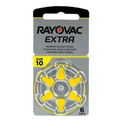 باتری سمعک ریوواک Rayovac  شماره 10 بسته 6 عددی